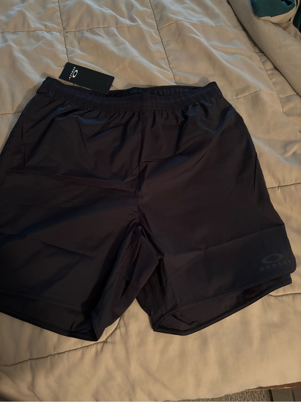 Oakley Men's Black Athletic Performance Shorts